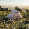 Палатка NATUREHIKE STAR-RIVER 2 NH17T012-T двухместная сверхлегкая с ковриком серо-черная 6927595716489